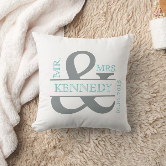 Coussin Mariage de conservation de monogrammes per (Couverture)