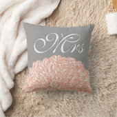 Coussin Mariage de corail Dahlia Peach (Couverture)