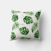 Coussin Mariage de destination de palme tropicale (Verso)