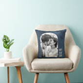 Coussin Mariage de forme d'arc personnalisé Date photo Mar (Chaise)