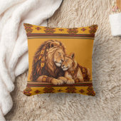 Coussin Mariage de Lion Africain (Couverture)