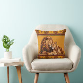 Coussin Mariage de Lion Africain (Chaise)