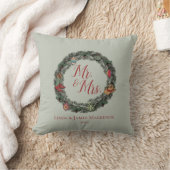 Coussin Mariage de Noël au pays de M. et Mme Christmas (Couverture)