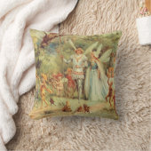 Coussin Mariage de Thumbelina et du Prince, Contes de Fées (Couverture)