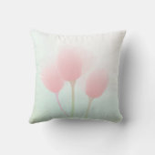 Coussin Mariage de Tulips Pastel Rose doux (Verso)