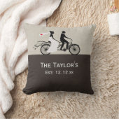 Coussin Mariage De Vélos Cute Tandem (Couverture)