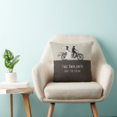 Coussin Mariage De Vélos Cute Tandem (Chaise)