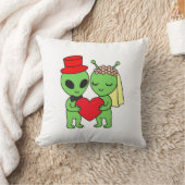 Coussin Mariage Décoratif d'un Mari Étranger Alien (Couverture)