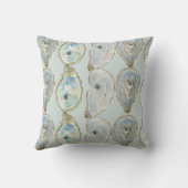 Coussin Mariage d'huîtres aquarelle (Verso)