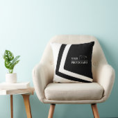 Coussin Mariage élégant Ajouter photo personnalisée Vert (Chaise)