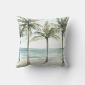 Coussin Mariage étoile de mer de plage océanique tropicale (Verso)