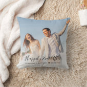 Coussin Mariage Heureux Jamais après la photo (Couverture)