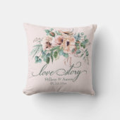 Coussin Mariage "Love Story" (Recto)