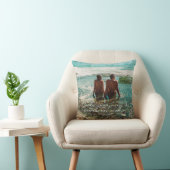 Coussin Mariage Lune de miel - Destination de script blanc (Chaise)
