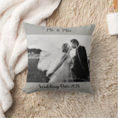 Coussin Mariage Noir & Blanc (Couverture)