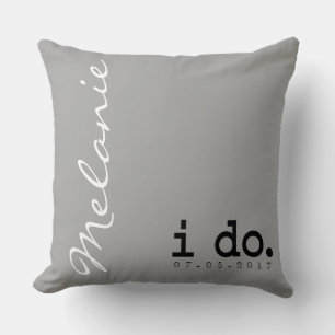 Coussin Mariage personnalisé - je le fais. Moi aus