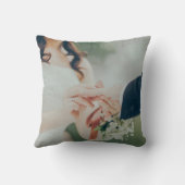 Coussin Mariage Photo Meilleur Jour Jamais Neuf Anniversai (Verso)