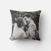 Coussin Mariage Photo Newlyweds Couple (Recto)