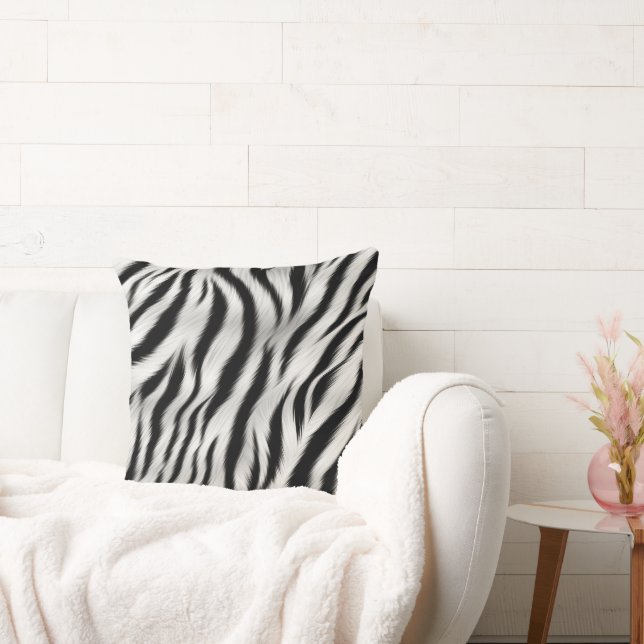 Coussin Mariage Poster de animal Chic Zebra (Canapé)