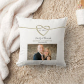 Coussin Mariage Reporté Enregistrer La Date Invitation (Couverture)