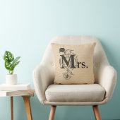 Coussin Mariage réversible M. et Mme (Chaise)