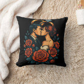 Coussin Mariage romantique Couple Long Sleeve Chemise (Couverture)