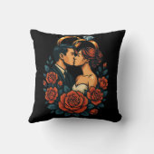 Coussin Mariage romantique Couple Long Sleeve Chemise (Verso)