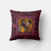 Coussin Mariage romantique inspirant Jeu d'oreiller (Verso)