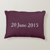 Coussin Mariage rose (Dos)