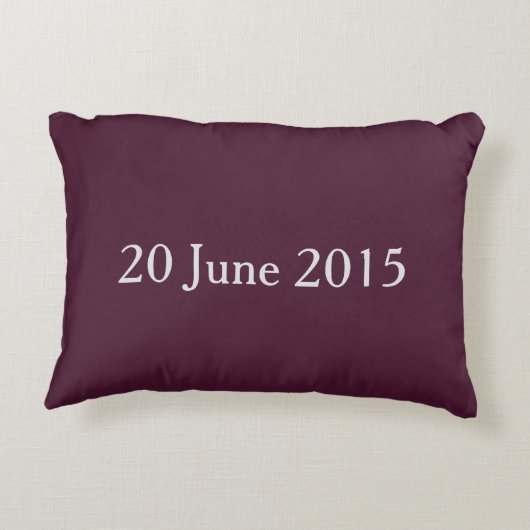 Coussin Mariage rose (Dos)