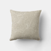 Coussin Mariage rustique Burlap and Lace - Personn (Verso)
