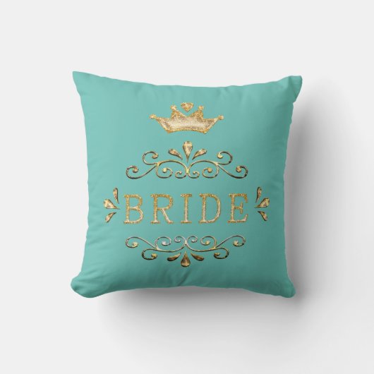 Coussin mariage, soirée bachelorette, soirée or, parties s (Recto)