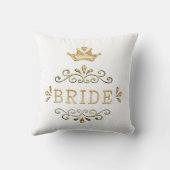 Coussin mariage, soirée bachelorette, soirée or, parties s (Verso)