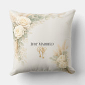 Coussin Mariage Thème Rustique Luxueux (Verso)