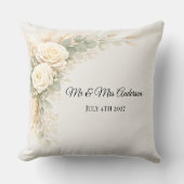 Coussin Mariage Thème Rustique Luxueux (Recto)