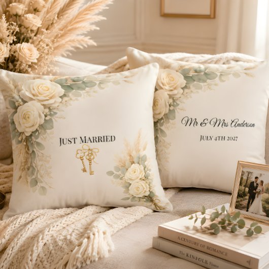 Coussin Mariage Thème Rustique Luxueux