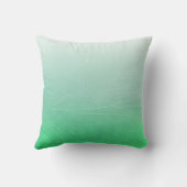 Coussin Mariage vert dégradé personnalisé (Verso)