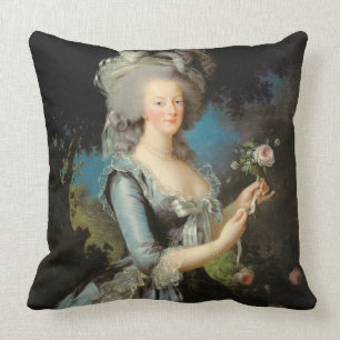 Coussin Marie Antoinette avec un rose, 1783