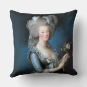 Coussin Marie Antoinette avec une rose (Verso)