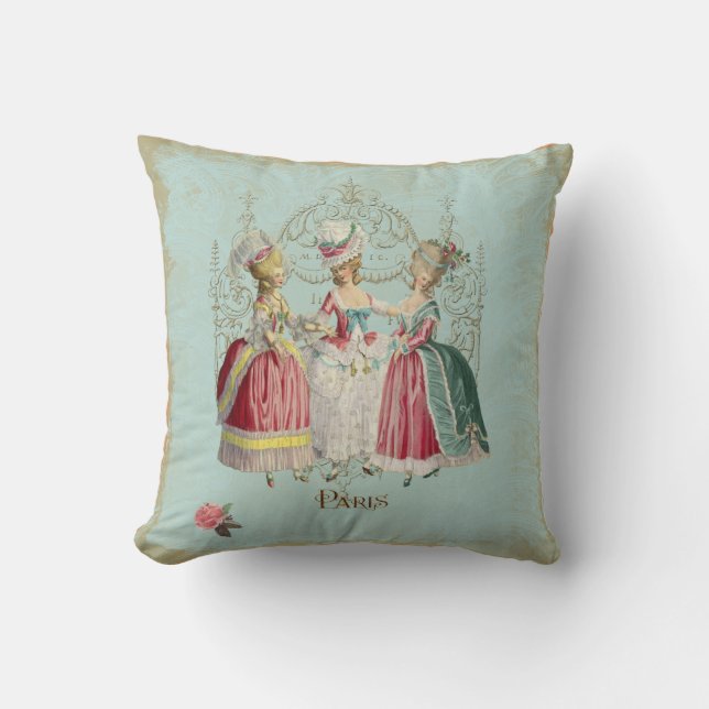 Coussin Marie-Antoinette en attente (Recto)