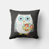Coussin Mariée chouette (Verso)