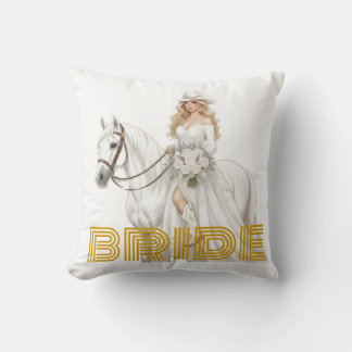 Coussin mariée cowgirl