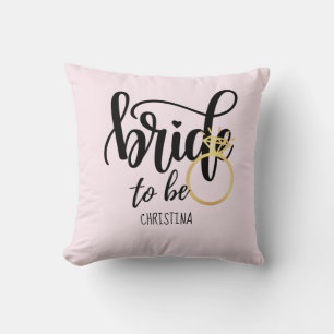 Coussin Mariée de marque personnalisée à être Bachelorette