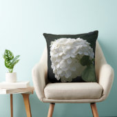 Coussin Mariée et chambre blanche Hydrangée réversible (Chaise)