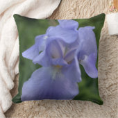 Coussin Mariée et pièce Perwinkle Iris Floral Personnalise (Couverture)