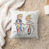 Coussin Mariée et salle cycliste (Couverture)