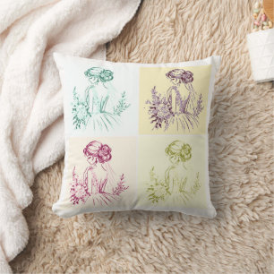 Coussin Mariée jolie