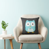 Coussin Mariés Chouette - Double Face (Chaise)