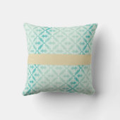 Coussin Mariés en Damassé Sarcelle (Verso)