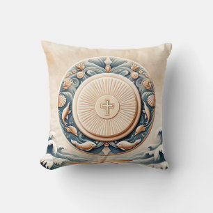 Coussin Marine Art Style Eucharistique Communion Hôte
